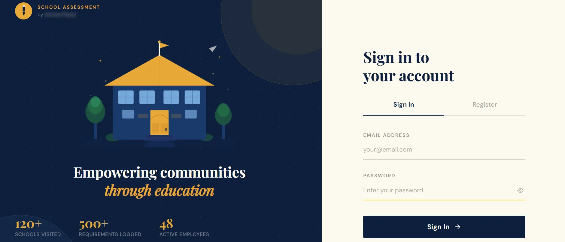 School Assessment Platform screenshot 1